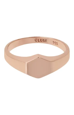 Cluse Essentielle Rose Gold Hexagon Ring - Größe: 48