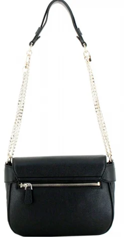 Guess Fedora Flap Schultertasche Schwarz