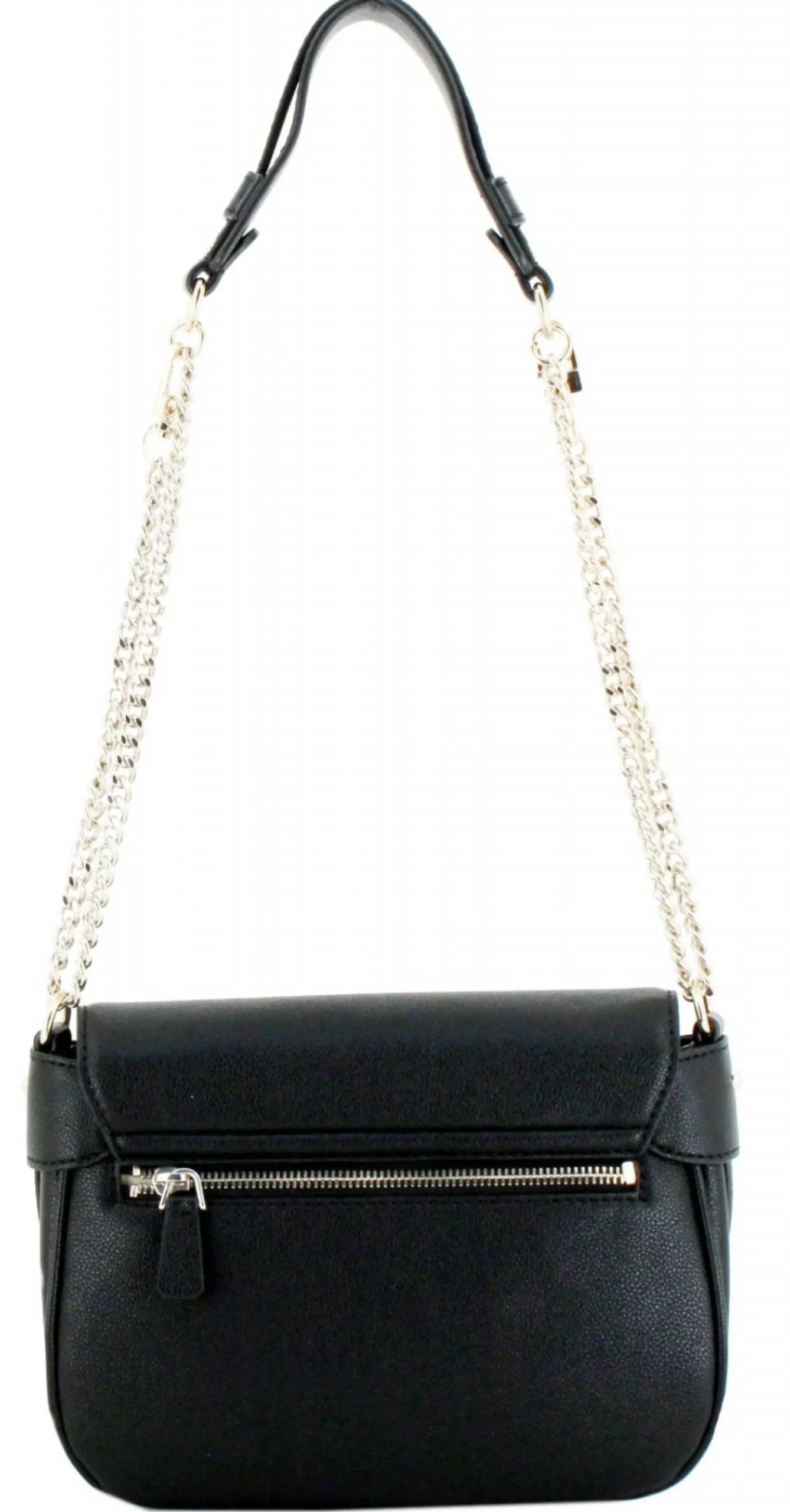 Guess Fedora Flap Schultertasche Schwarz