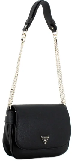 Guess Fedora Flap Schultertasche Schwarz