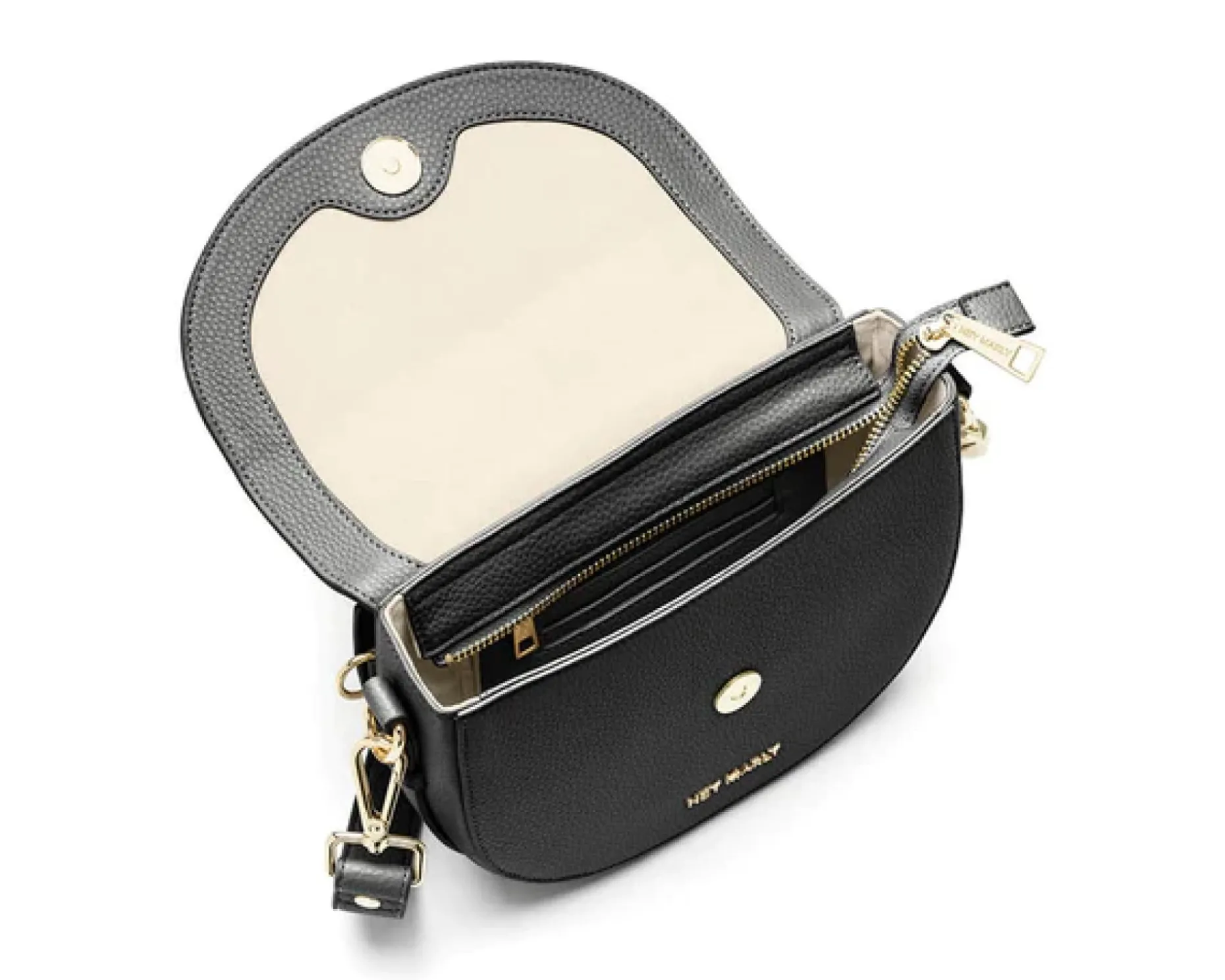 Hey Marly Handtasche Half Moon Bag Soul Sister - Variante: Black