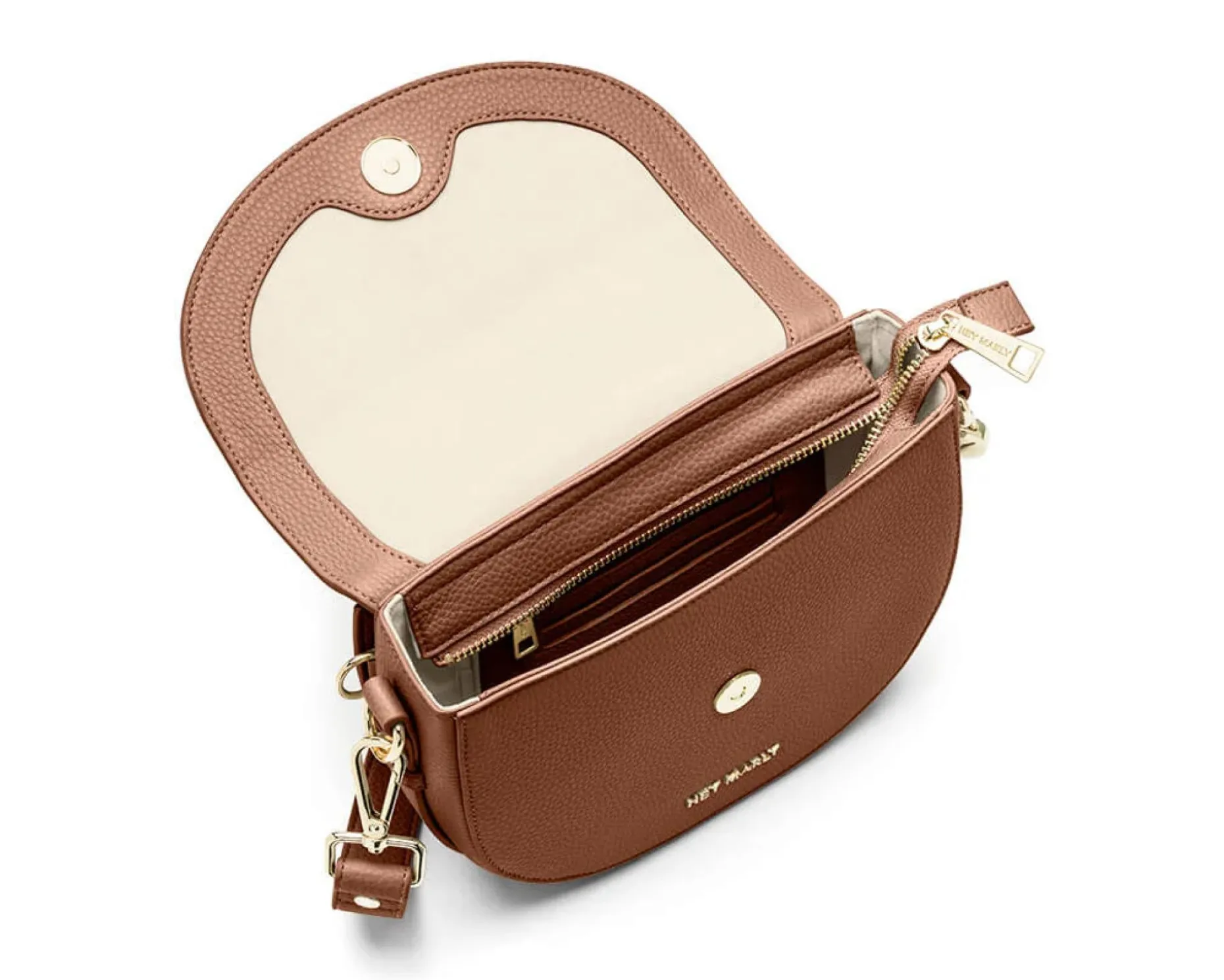 Hey Marly Handtasche Half Moon Bag Soul Sister - Variante: Cognac