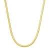 icrush Halskette Wide Sleek Snake - Variante: Gold