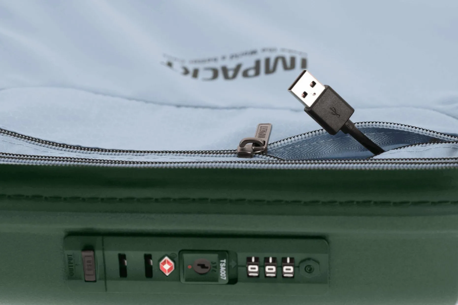 Impackt IP1 Trolley S Dunkelgrün 55cm