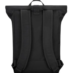 Johnny Urban Rolltop Rucksack Robin Large Schwarz