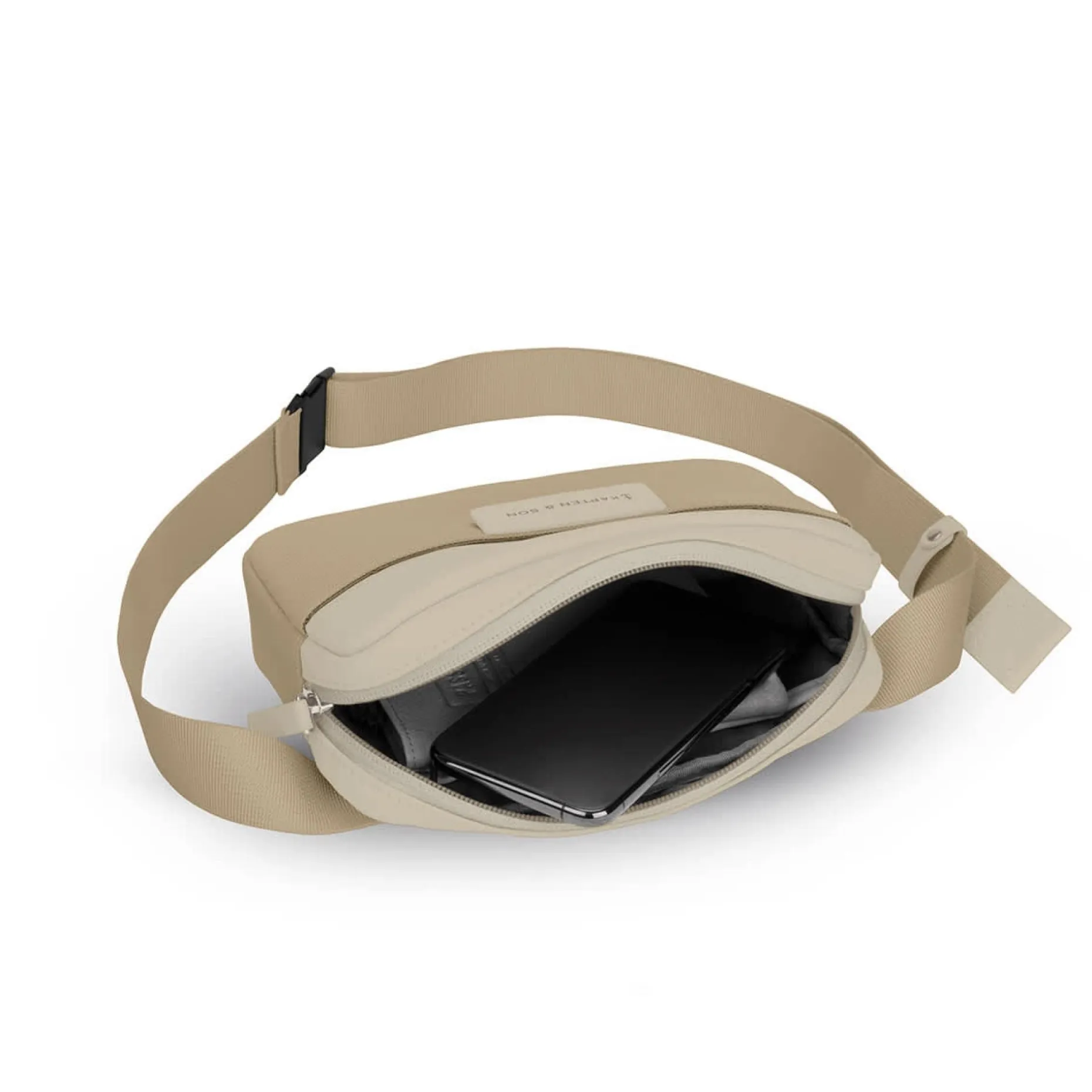 Kapten & Son Bauchtasche Crossbag Habo - Farbe: Dune