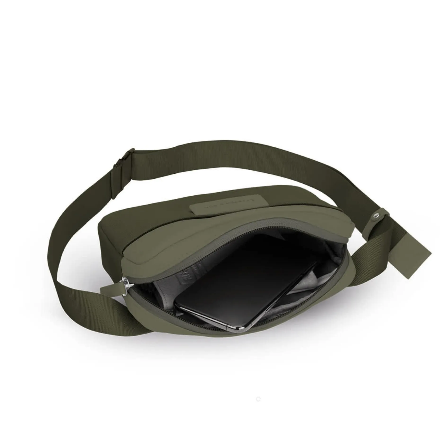 Kapten & Son Bauchtasche Crossbag Habo - Farbe: Forest Green