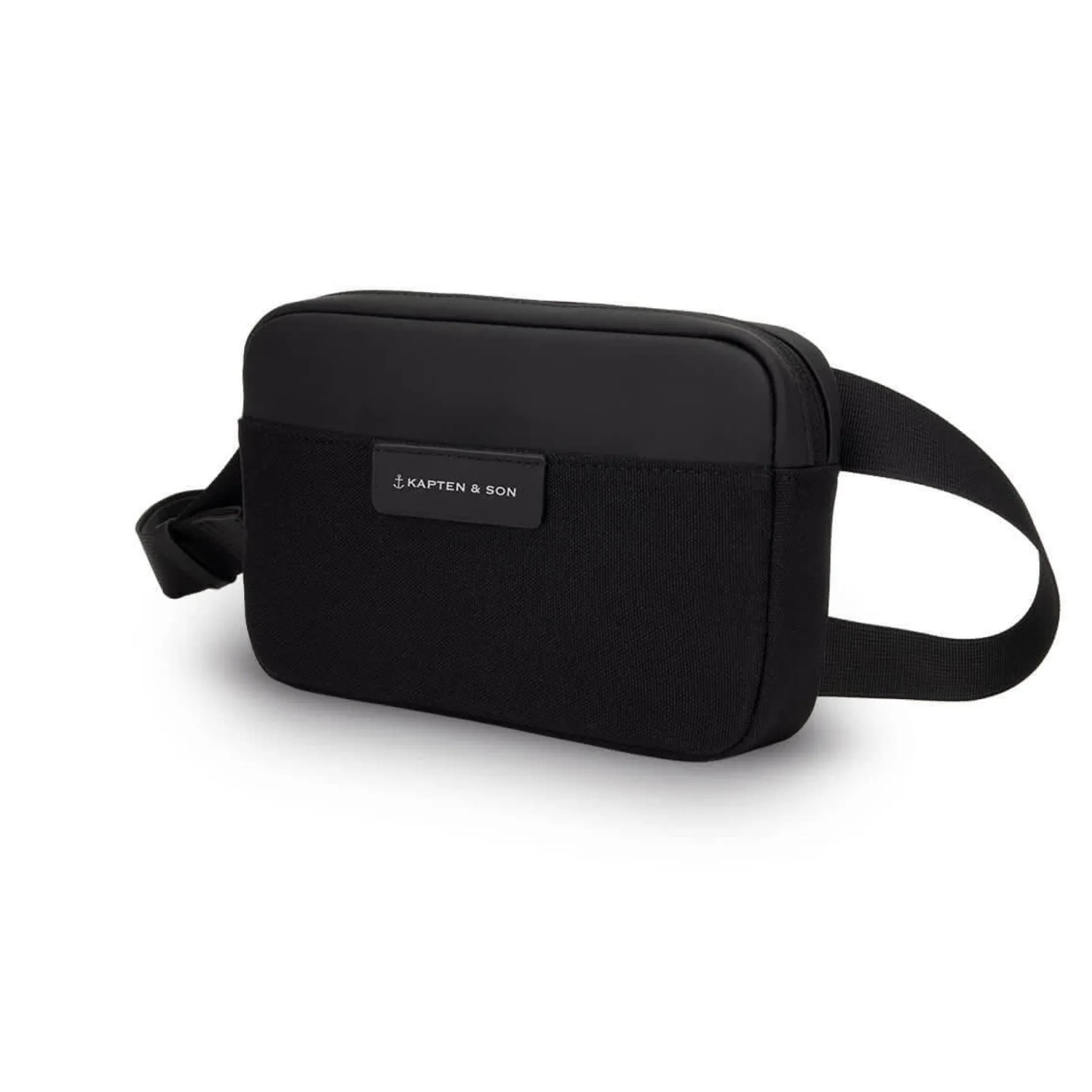 Kapten & Son Bauchtasche Crossbag Habo - Farbe: Schwarz Schwarz