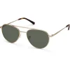 Kapten & Son Sonnenbrille Soho - Farbe: Gold Green
