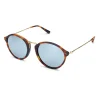 Kapten & Son Sonnenbrille Maui - Farbe: Matt Tortoise Blue Mirrored Braun Blau