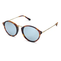Kapten & Son Sonnenbrille Maui - Farbe: Matt Tortoise Blue Mirrored Braun Blau