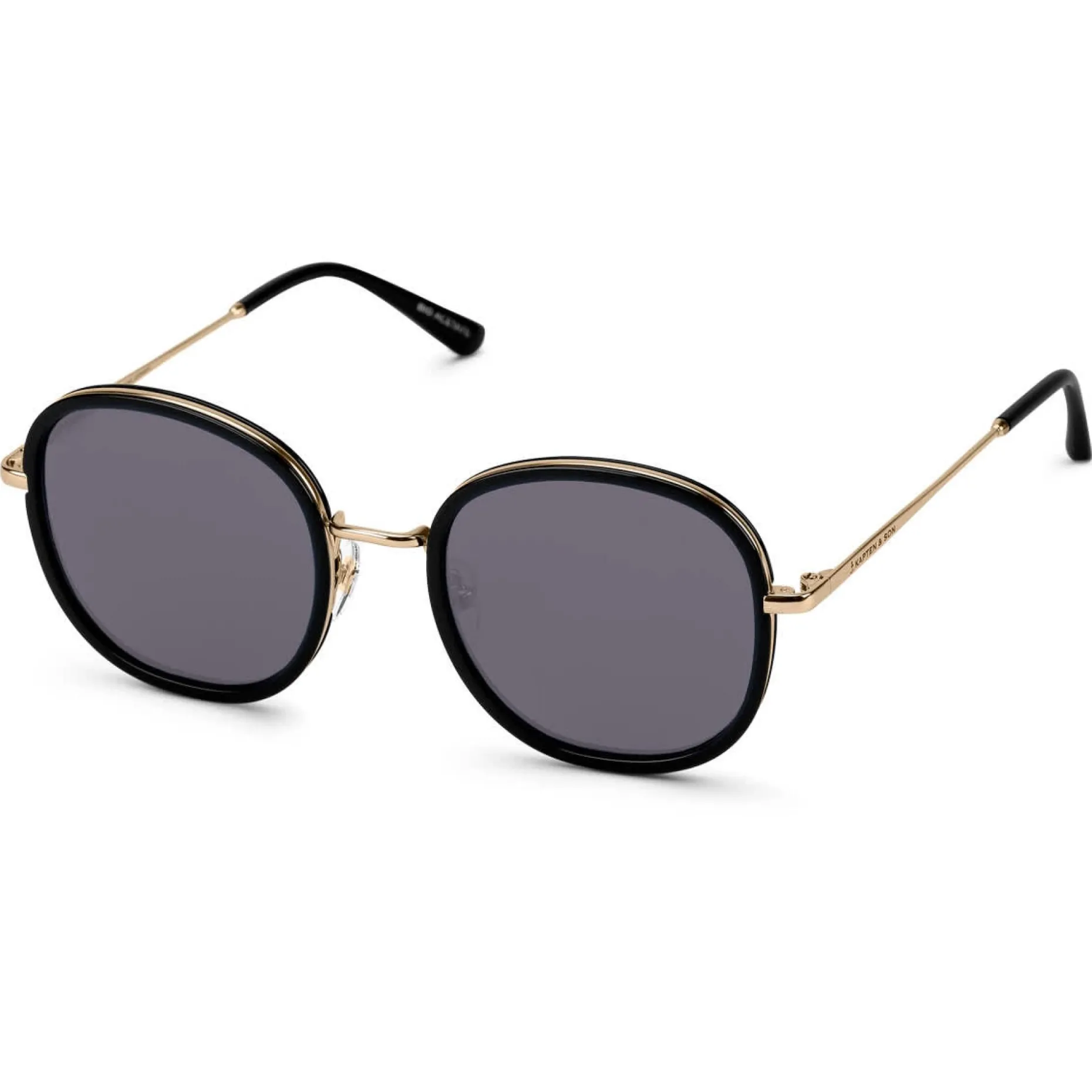 Kapten & Son Sonnenbrille Amsterdam large - Farbe: Schwarz