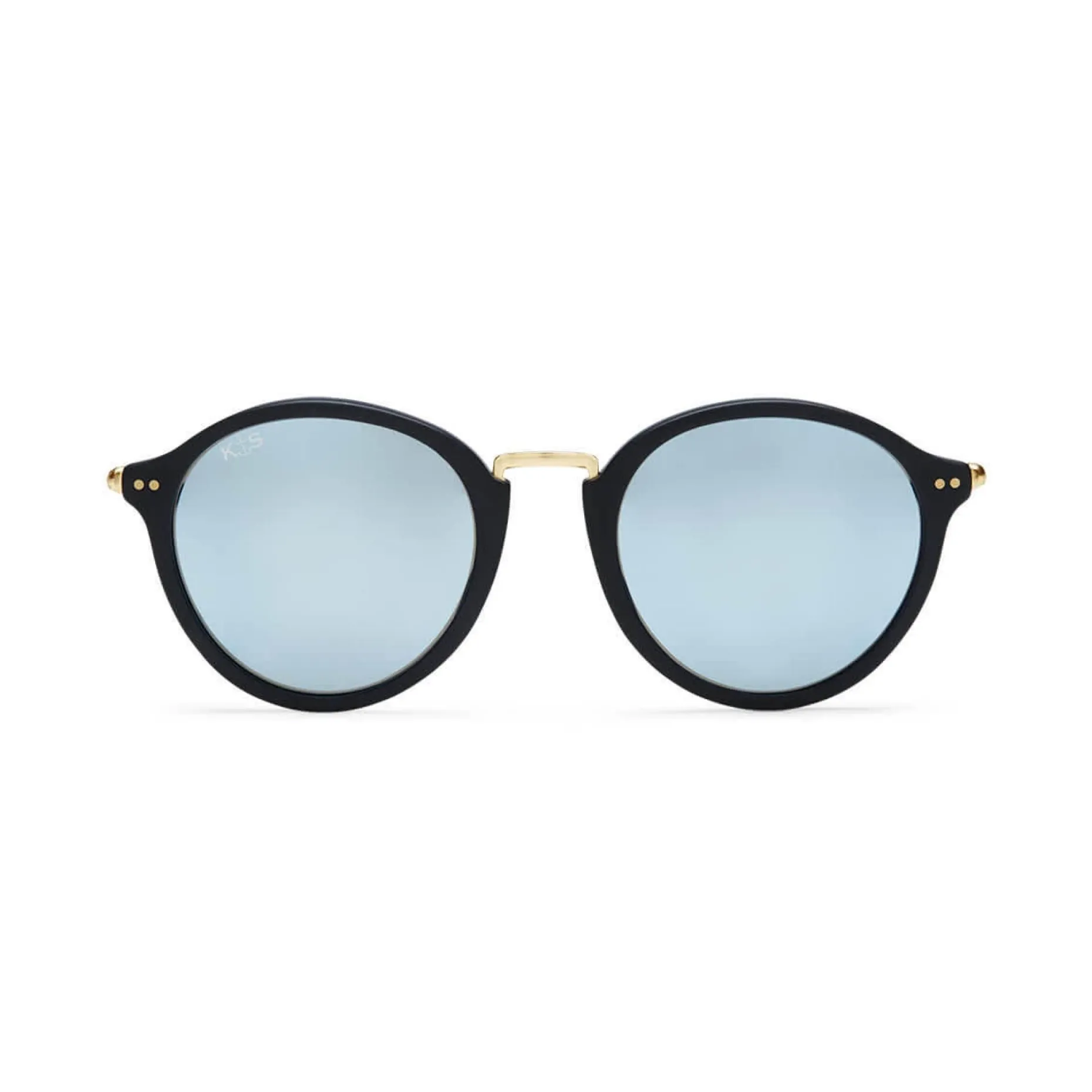 Kapten & Son Sonnenbrille Maui - Farbe: Matt Schwarz Blau Mirrored