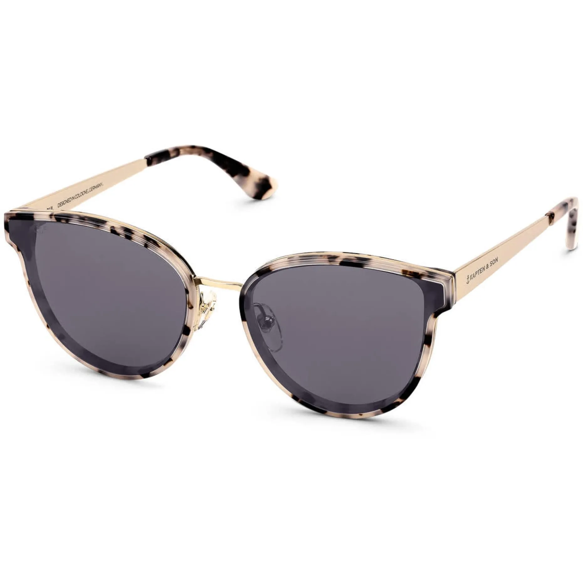 Kapten & Son Sonnenbrille Seoul - Farbe: Sand Tortoise Black