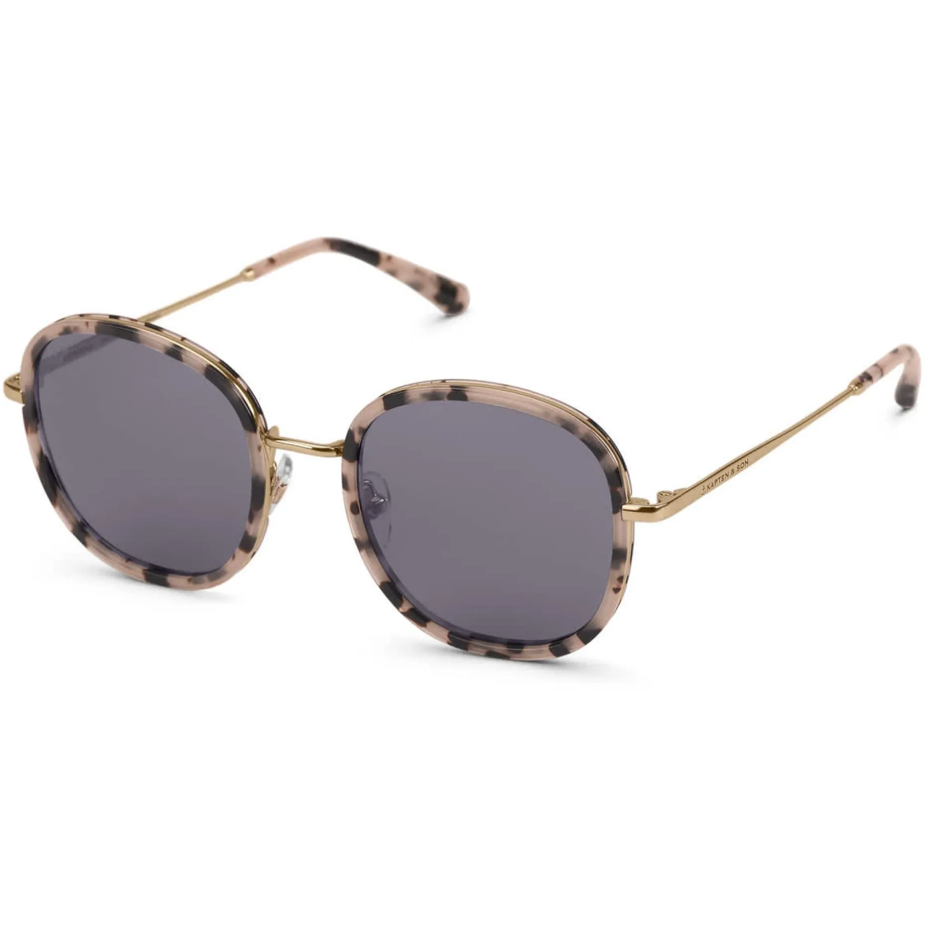 Kapten & Son Sonnenbrille Amsterdam large - Farbe: Sand Tortoise Black