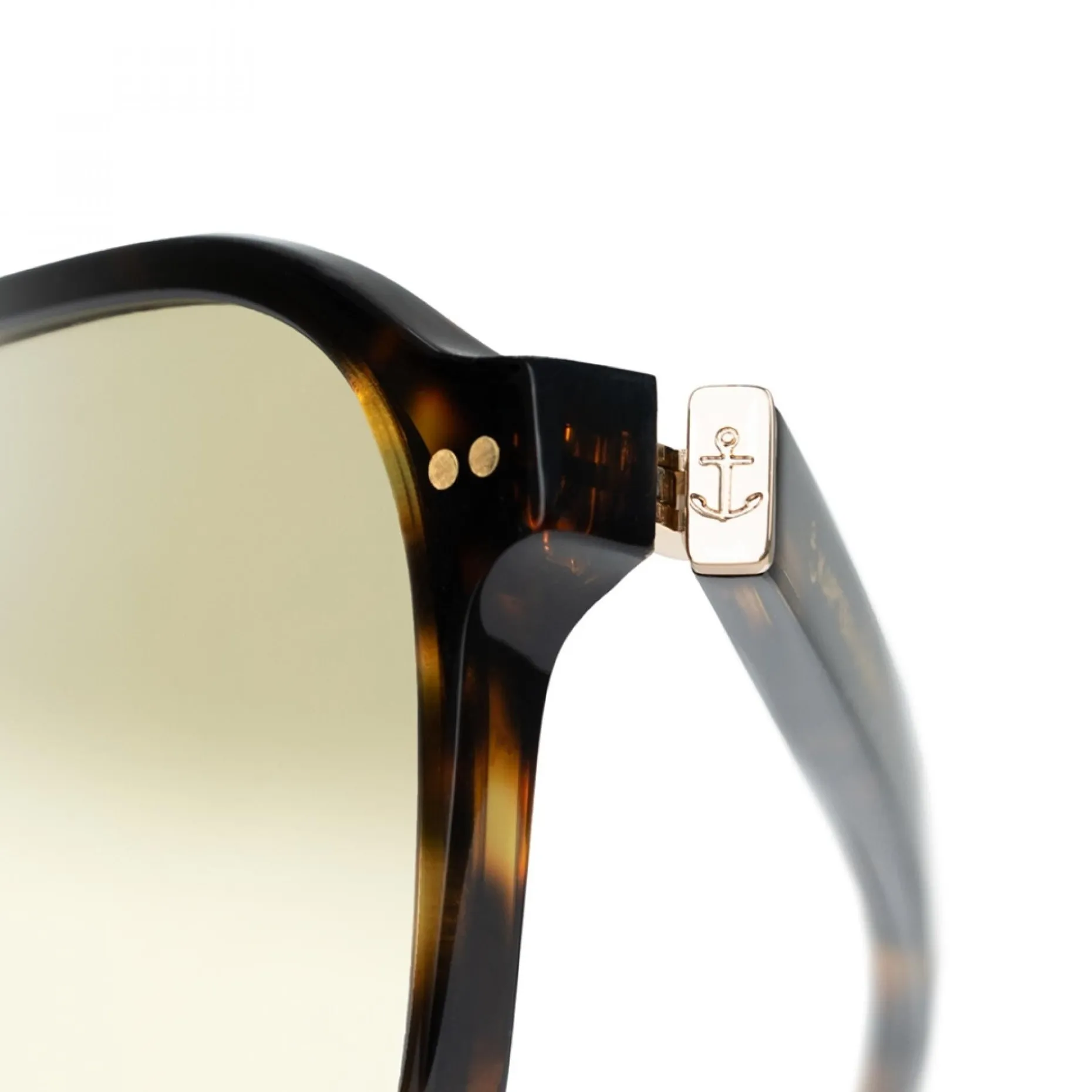 Kapten & Son Sonnenbrille Zurich Oversize - Farbe: Dark Tortoise Green