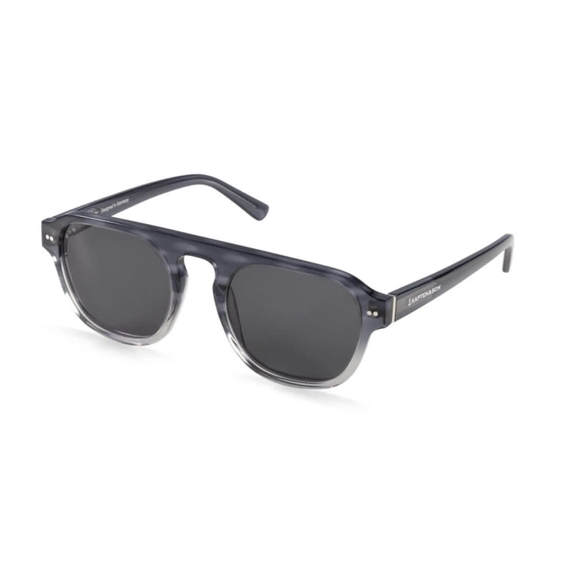 Kapten & Son Sonnenbrille Chicago - Stone Schwarz Ombré