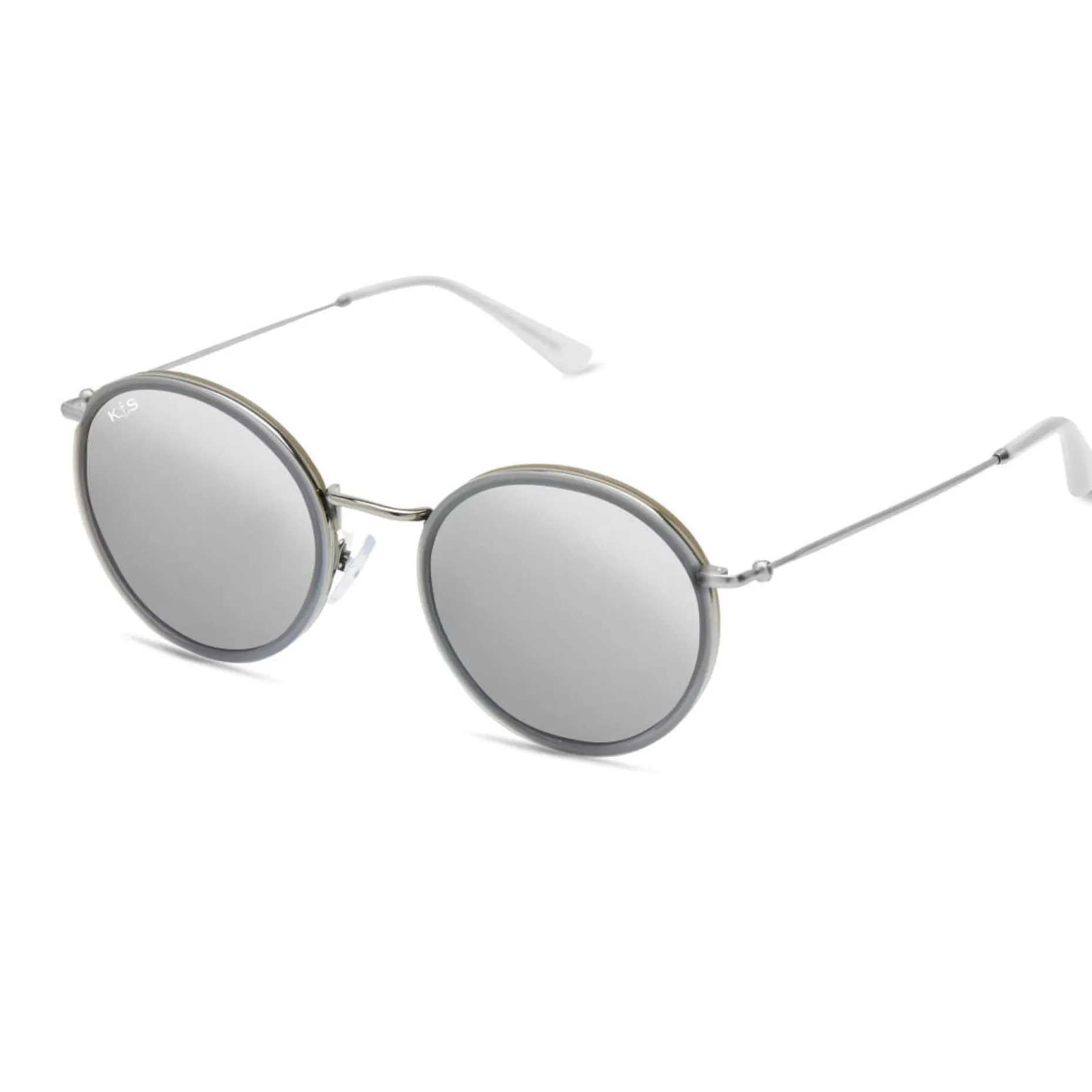 Kapten & Son Sonnenbrille Amsterdam - Farbe: All Grey Mirrored
