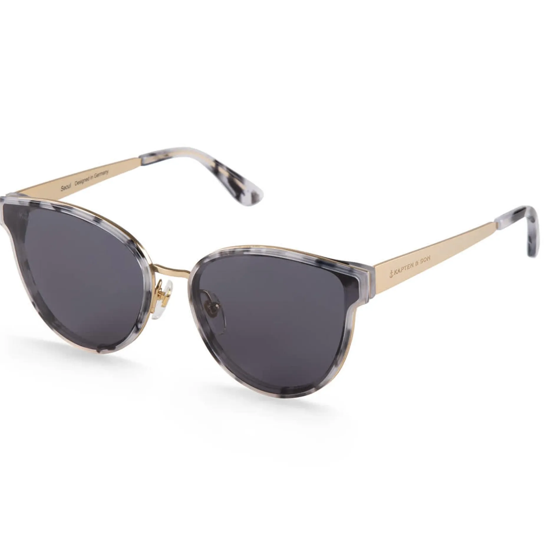 Kapten & Son Sonnenbrille Seoul - Farbe: Grey Tortoise Brown