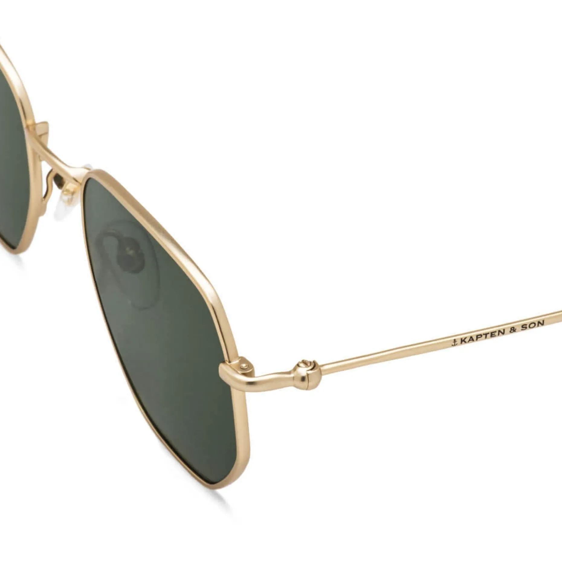 Kapten & Son Sonnenbrille Brisbane - Farbe: Gold Green