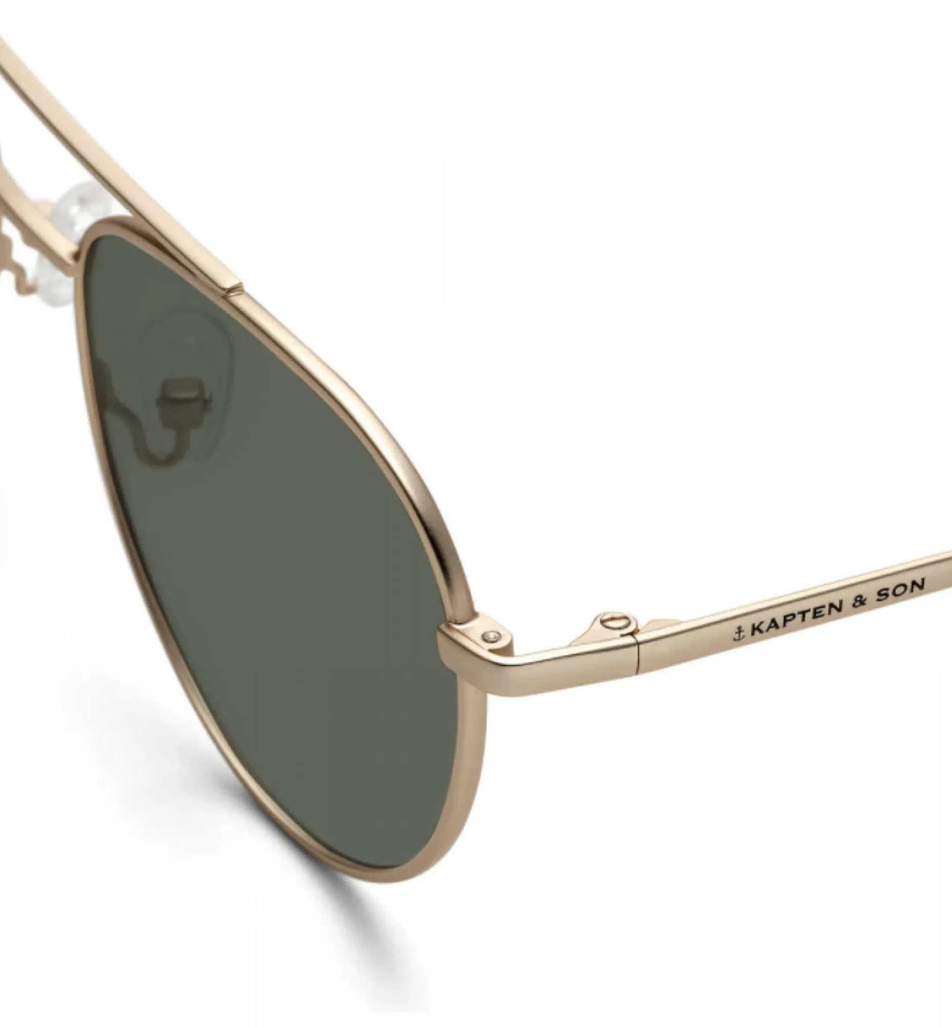 Kapten & Son Sonnenbrille Soho - Farbe: Gold Green