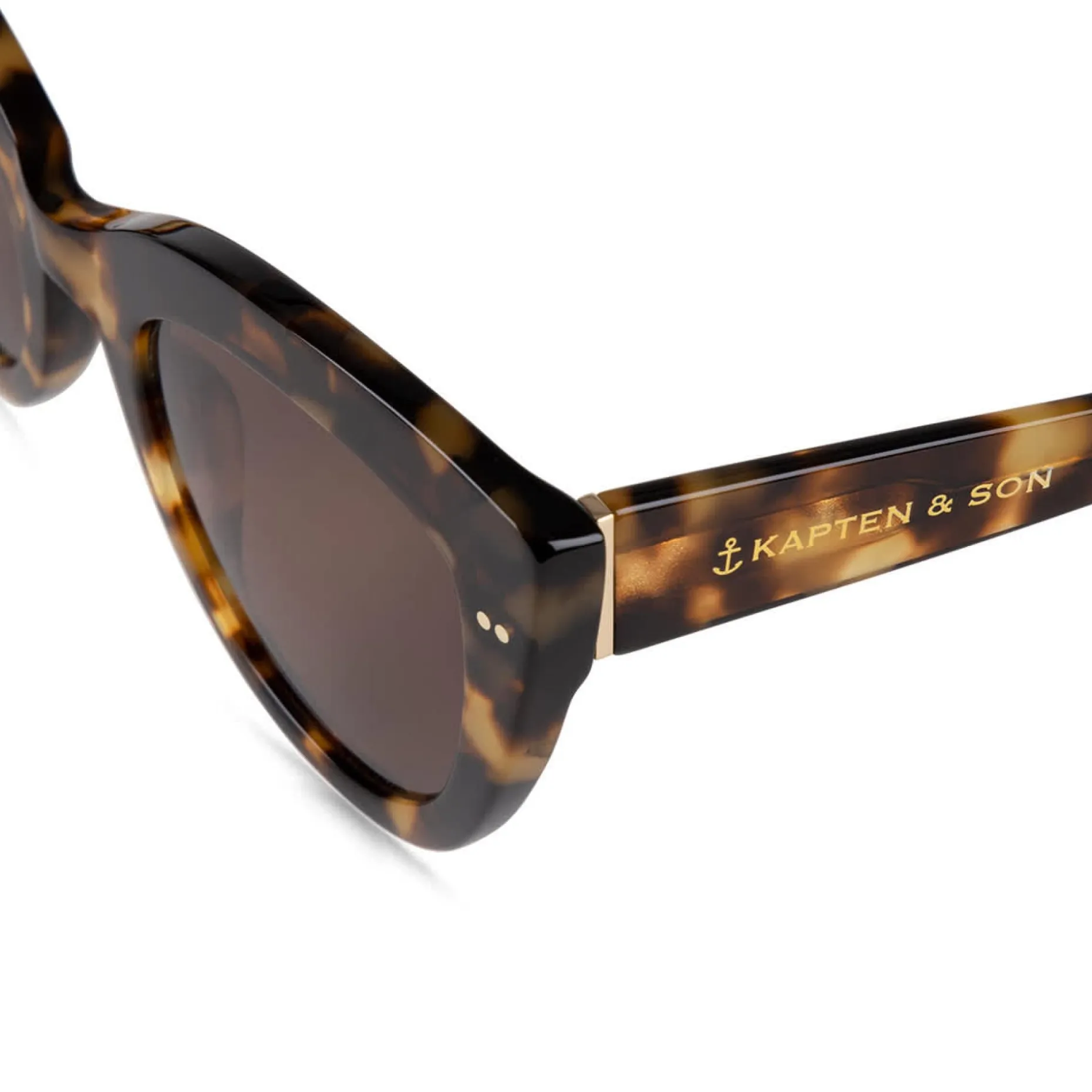 Kapten & Son Sonnenbrille Sofia - Amber Tortoise Brown
