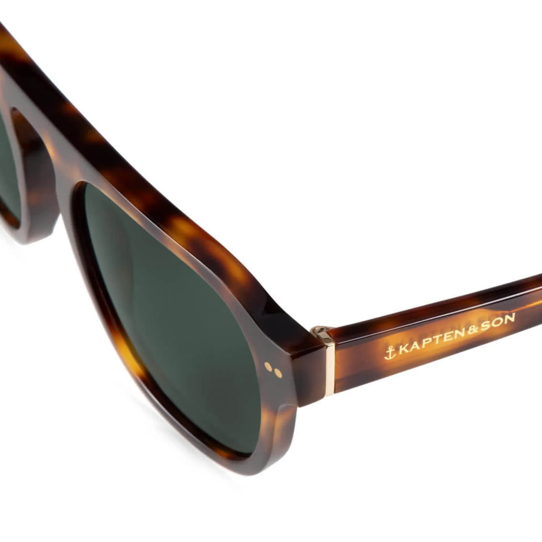 Kapten & Son Sonnenbrille Chicago - Farbe: Tortoise Grün