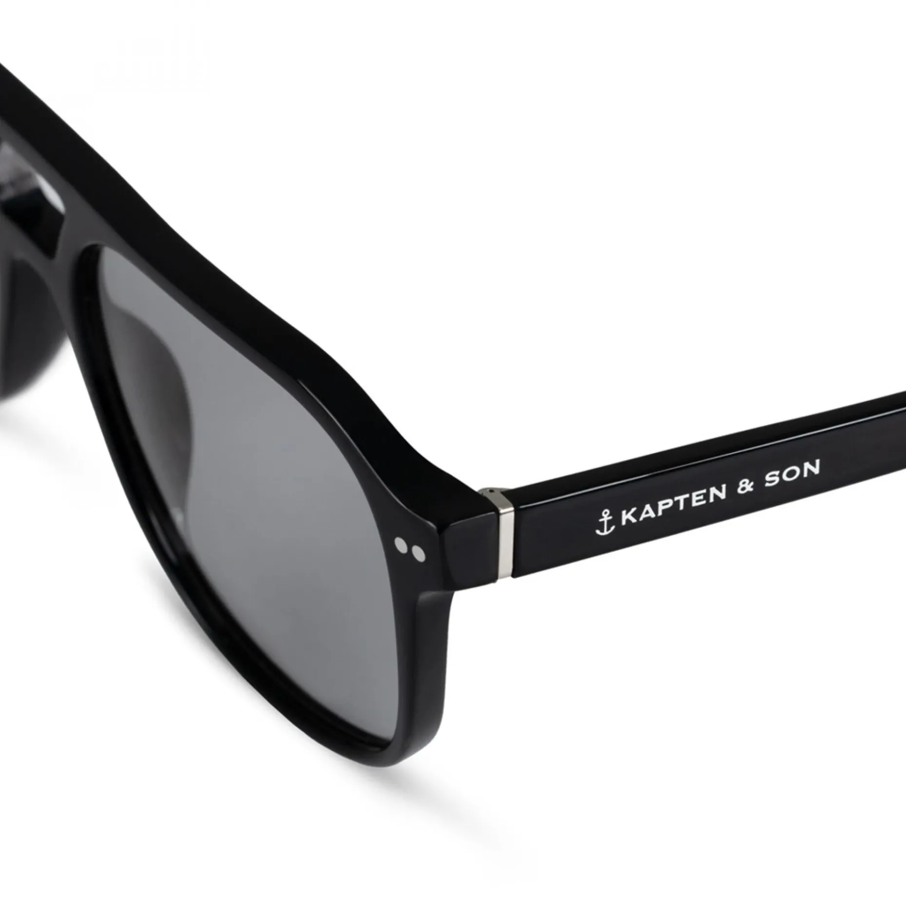 Kapten & Son Sonnenbrille Zurich Oversize - Farbe: Schwarz