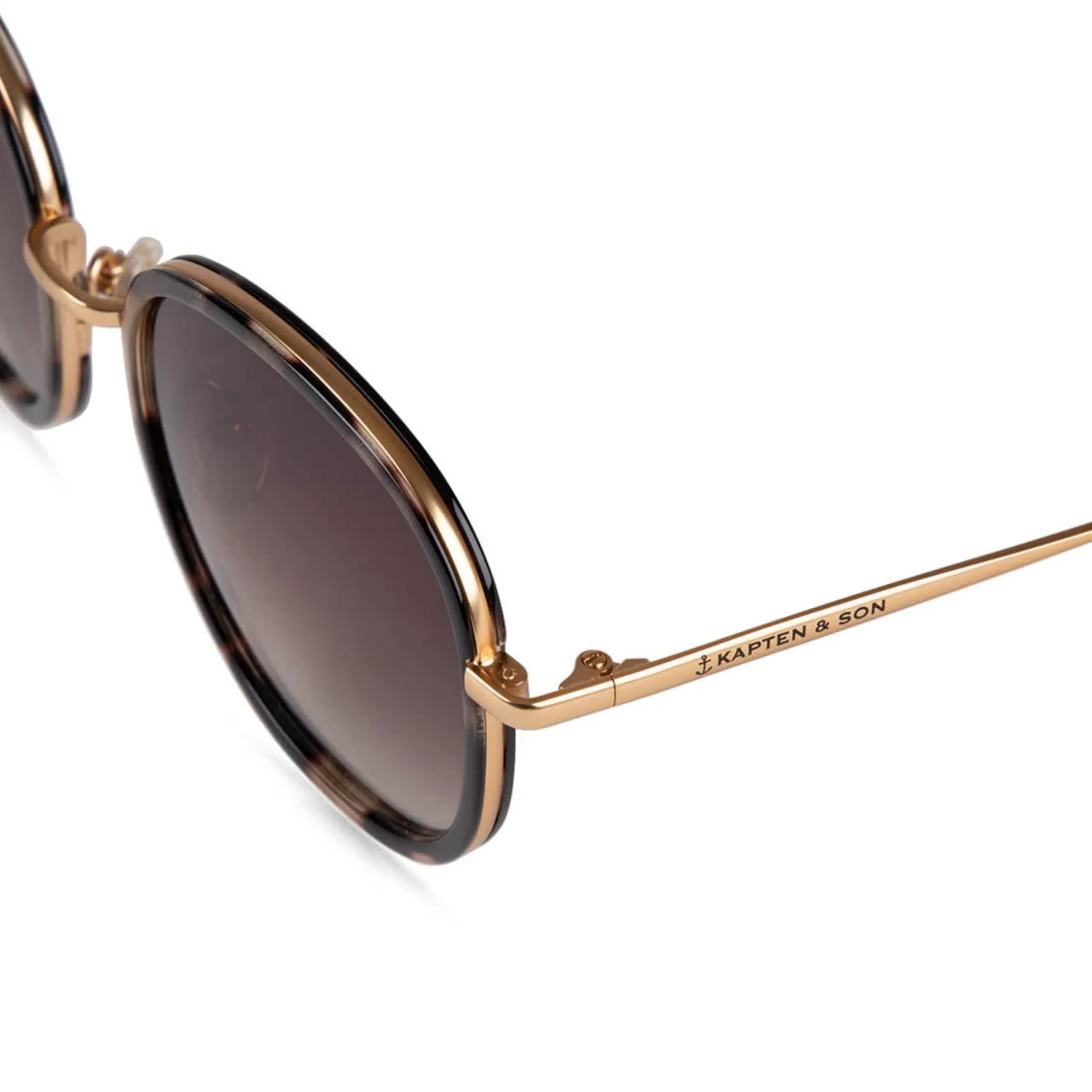 Kapten & Son Sonnenbrille Amsterdam large - Umber Tortoise Brown