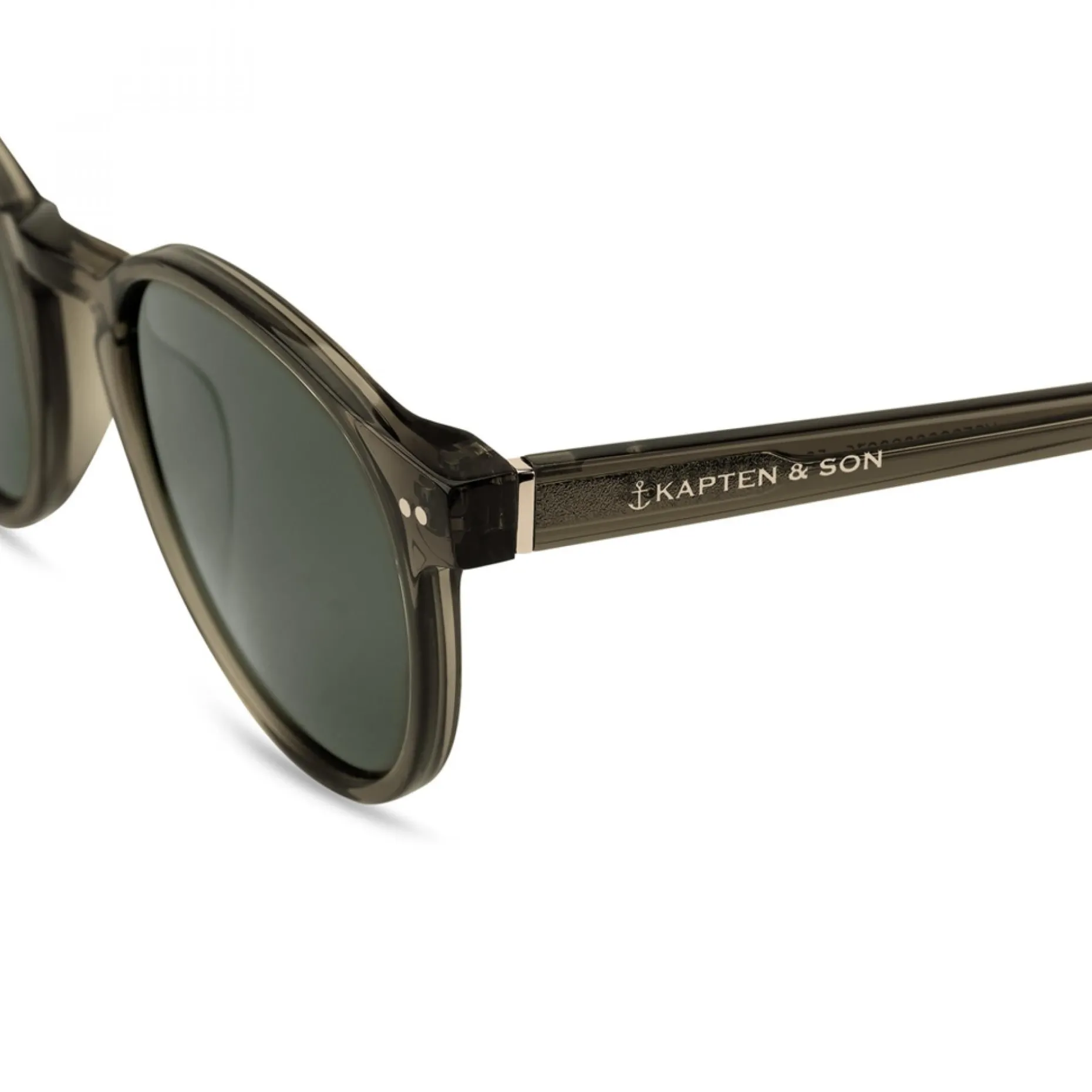 Kapten & Son Sonnenbrille Marais - Farbe: Transparent Olive Green