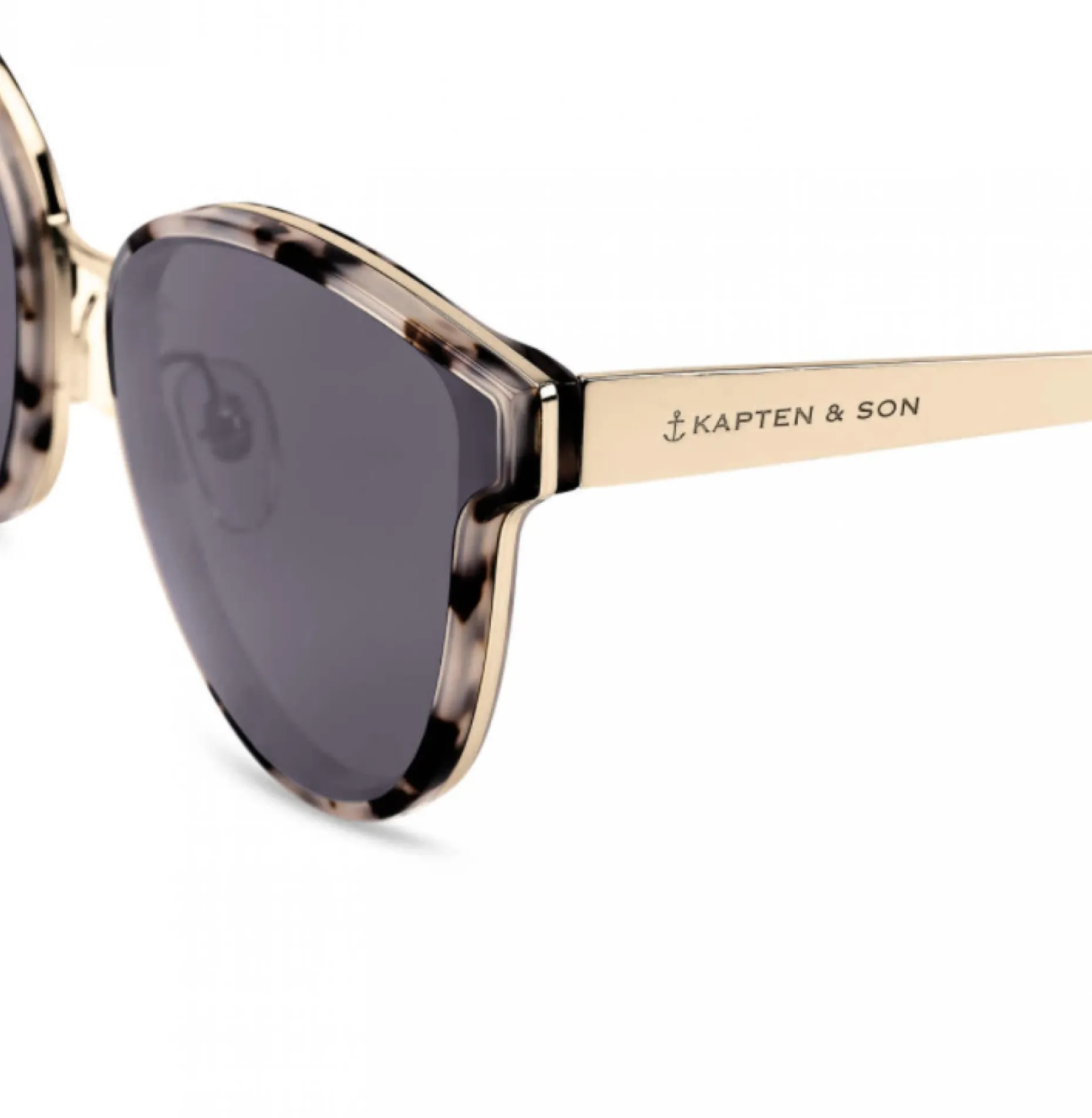 Kapten & Son Sonnenbrille Seoul - Farbe: Sand Tortoise Black