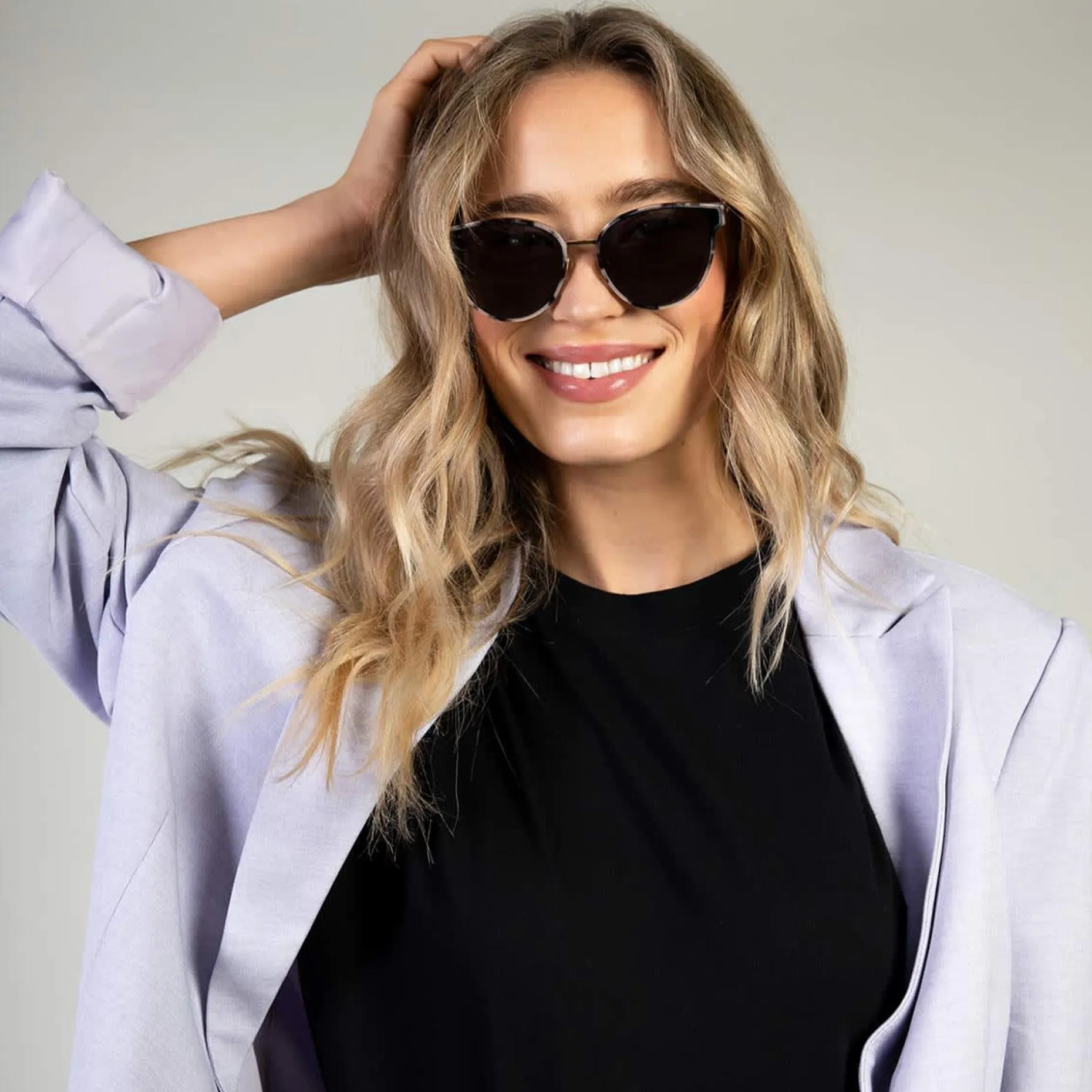 Kapten & Son Sonnenbrille Seoul - Farbe: Grey Tortoise Brown