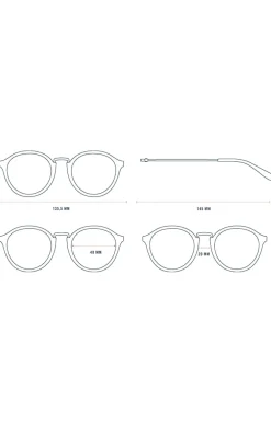 Kapten & Son Sonnenbrille Maui - Farbe: Matt Tortoise Blue Mirrored Braun Blau