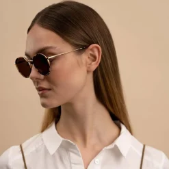 Kapten & Son Sonnenbrille Amsterdam - Farbe: Desert Speckled Brown