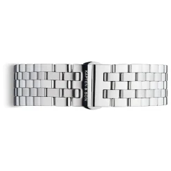 Kapten & Son Uhrenarmband Chrono Steel 20mm - Farbe: Silber