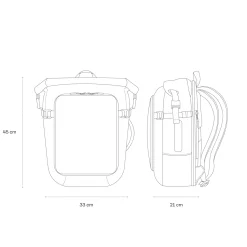 Kapten and Son Rucksack Lisbon Schwarz
