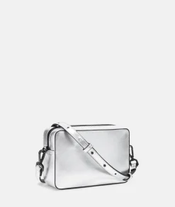 Liebeskind Berlin Crossbody Hilla Camera Bag S Silber Schafsleder