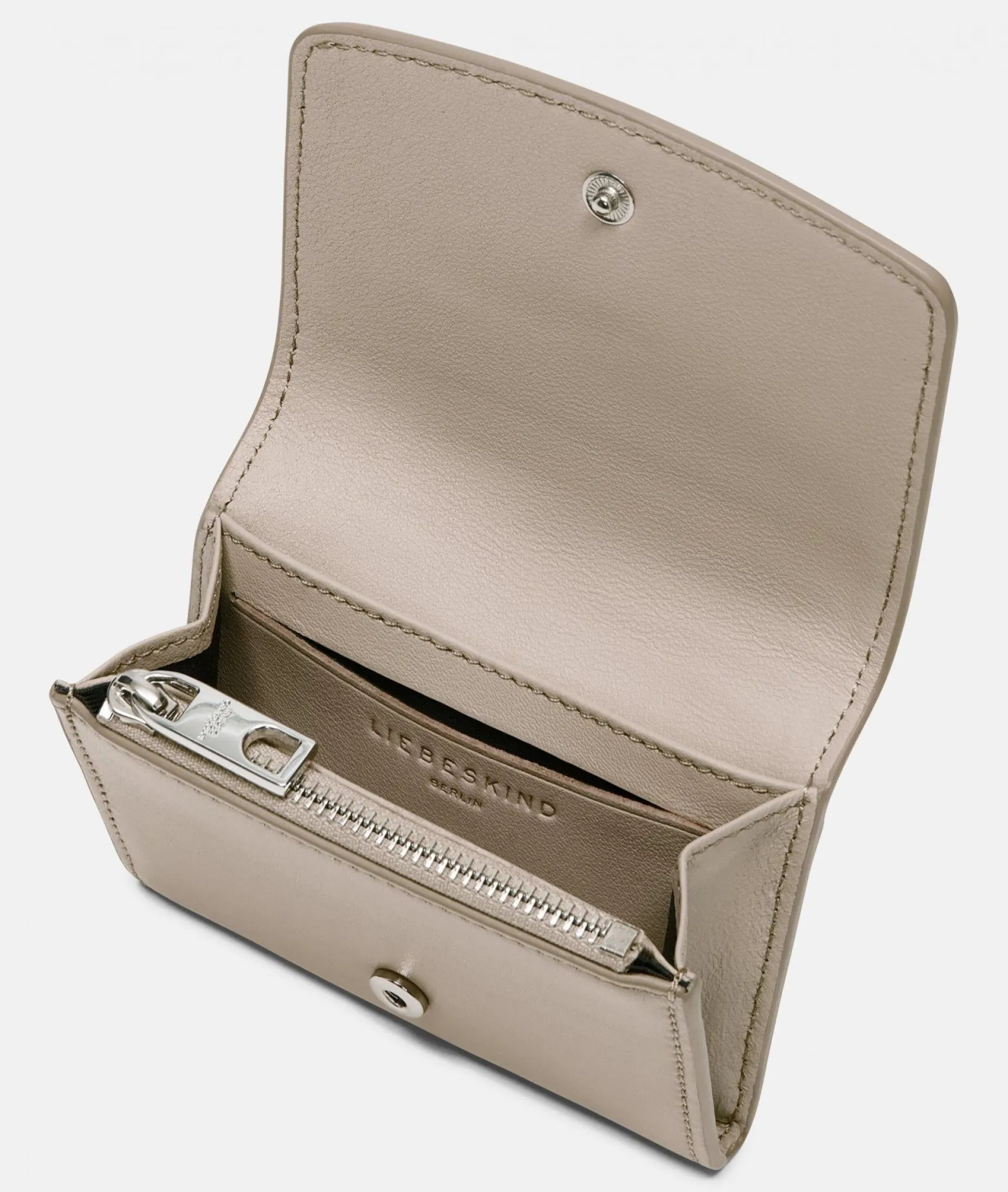 Liebeskind Berlin EZRA 2 CALF OPTIC GELDBEUTEL Leder Stone Beige