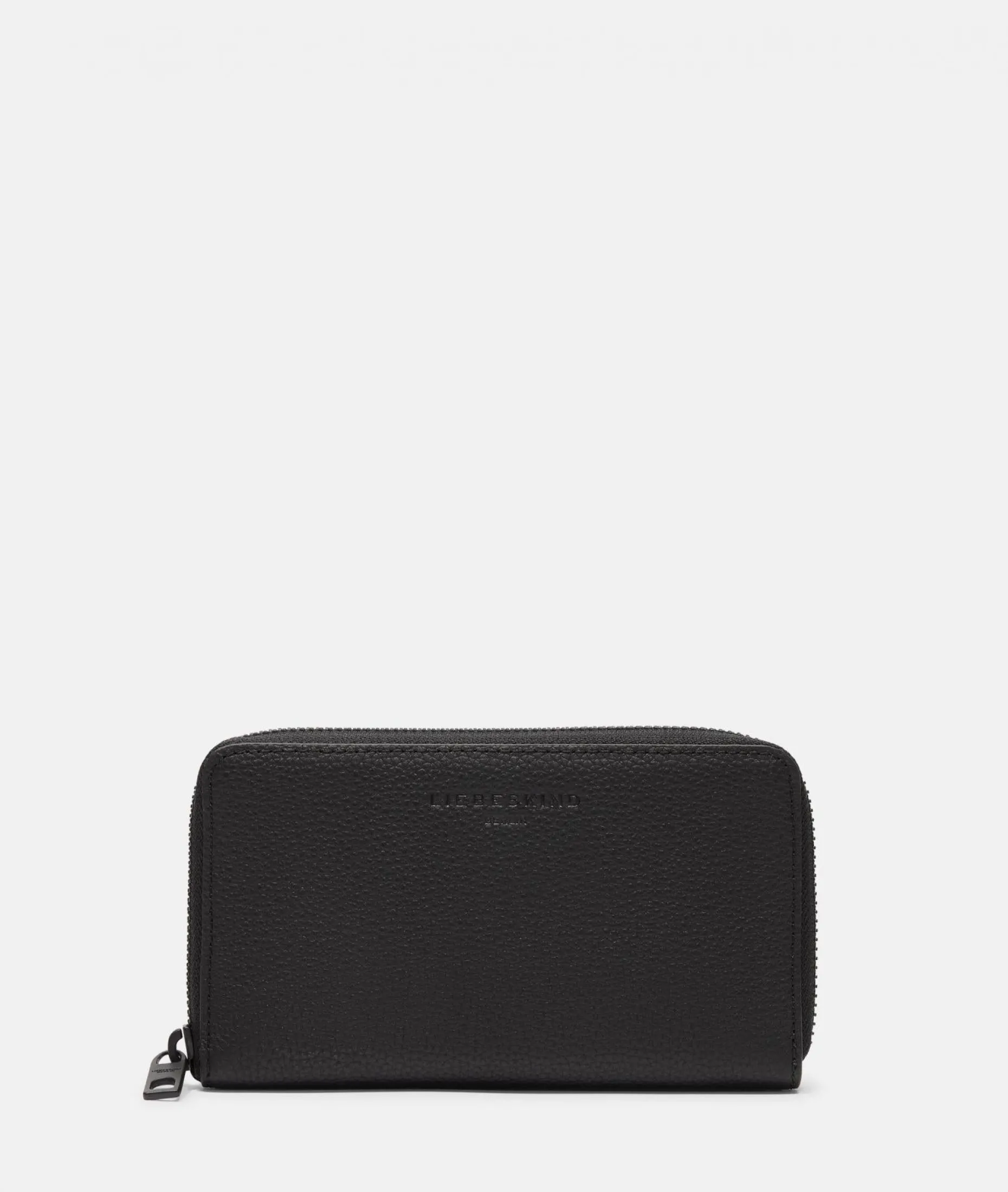 Liebeskind Berlin LOU SMALL PEBBLE GELDBEUTEL Leder Grau Schwarz