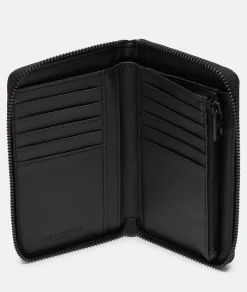 Liebeskind Berlin LOU SMALL PEBBLE GELDBEUTEL Leder Grau Schwarz