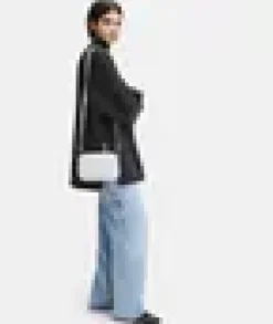 Liebskind Berlin Rindsleder Crossbody S LUKA Artic Weiß