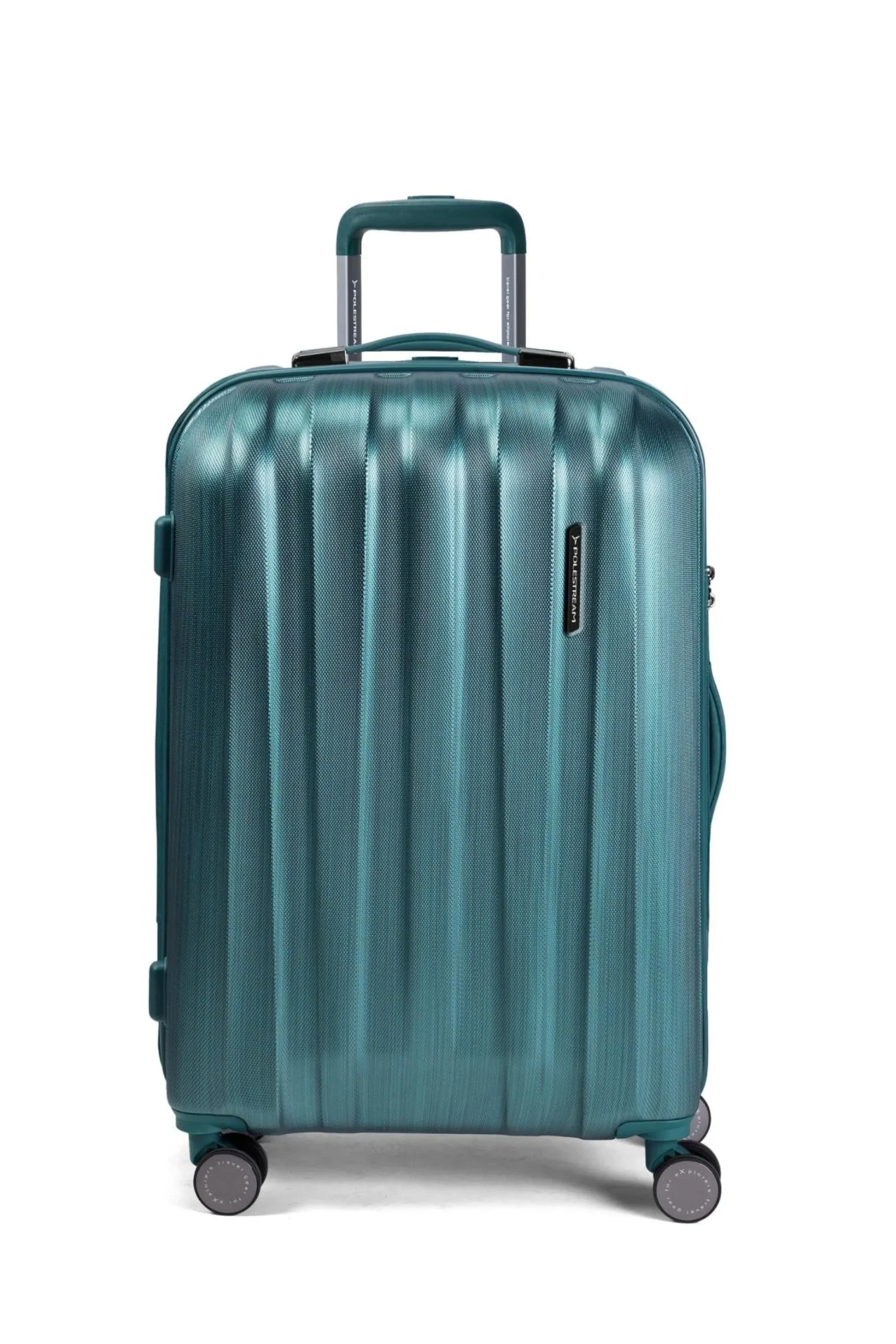 POLESTREAM Moonrock Hartschalen Trolley 100% Polycarbonat deepsea green brushed groß 78 cm