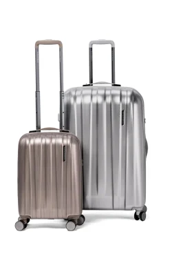 POLESTREAM Moonrock Hartschalen Trolley 100% Polycarbonat black brushed klein 55 cm