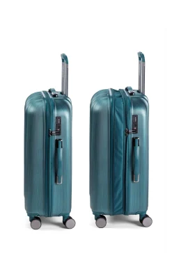 POLESTREAM Moonrock Hartschalen Trolley 100% Polycarbonat deepsea green brushed groß 78 cm