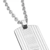 Police Kette Fornebu mit Platte Edelsthal