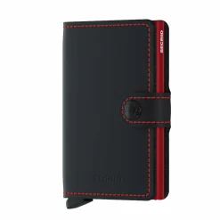 Secrid Miniwallet Matte Black & Red