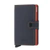 Secrid Miniwallet Matte Nightblue Orange