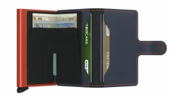 Secrid Miniwallet Matte Nightblue Orange