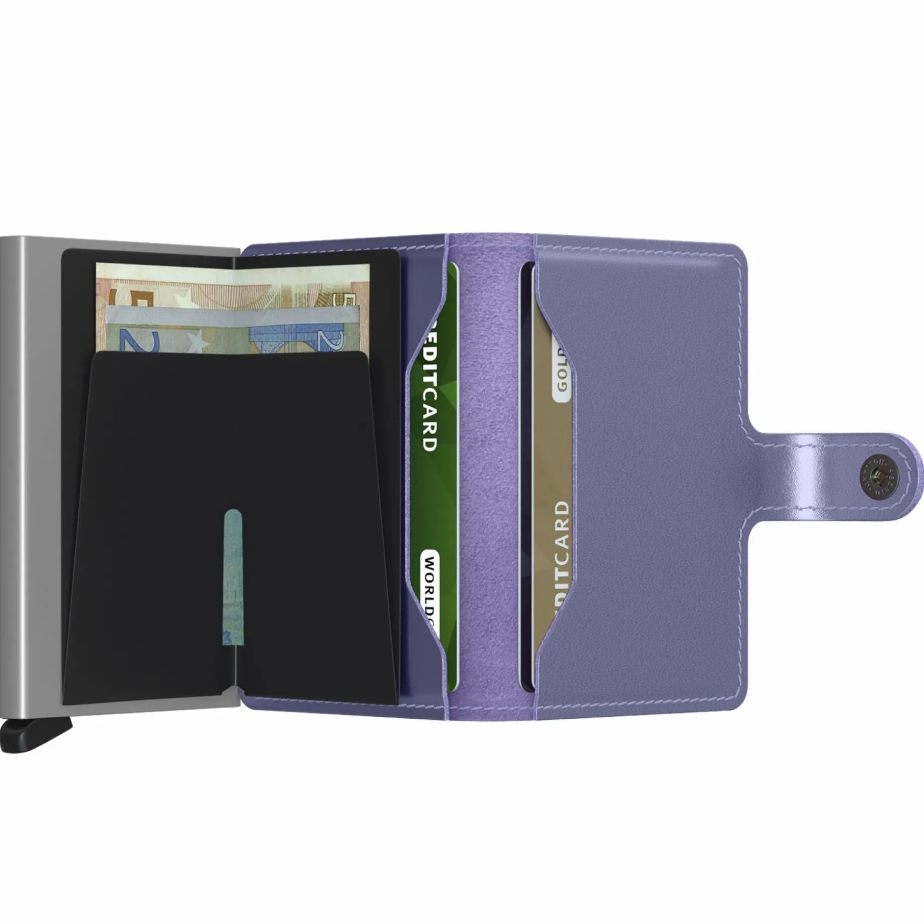 Secrid Miniwallet Metallic Lila