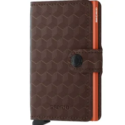 Secrid Miniwallet Optical Brown-Orange
